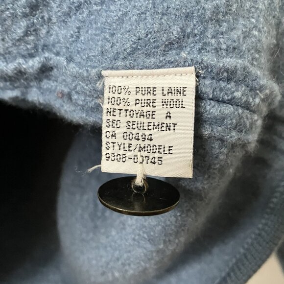 Vintage D'allairds Cardigan‎ Womens XL Boiled Wool Knit Granny Cottagecore - Picture 6 of 11